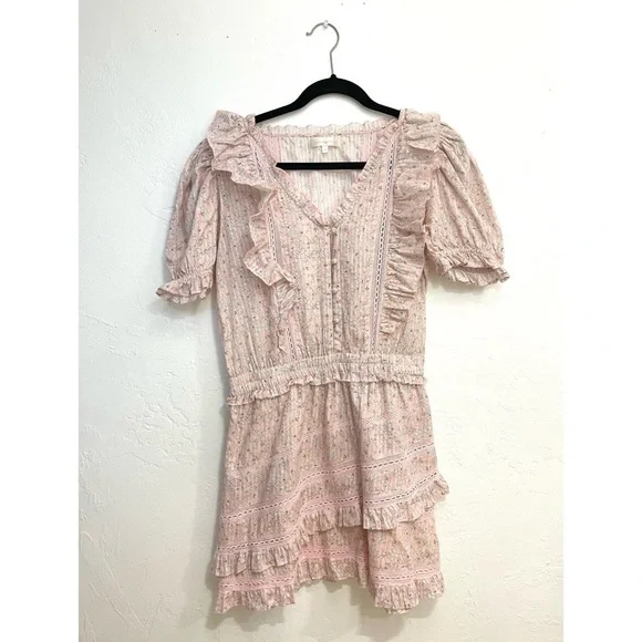 LoveShackFancy Sutton Dress Rosemist - Picture 2 of 6